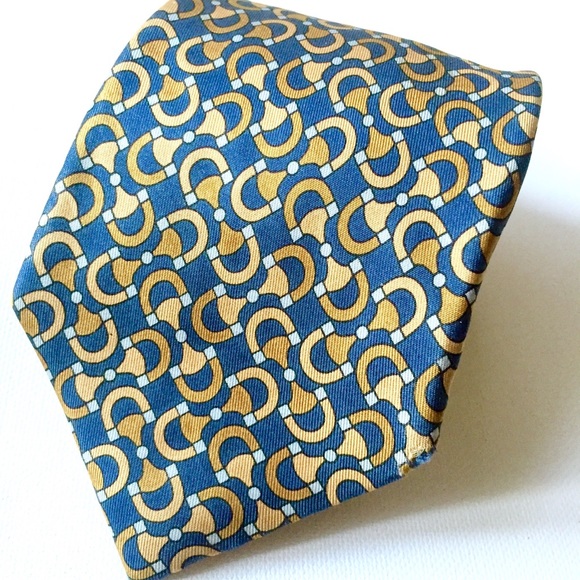 Gucci Pure Silk Men's Neck Tie Made in Italy - Picture 2 of 8